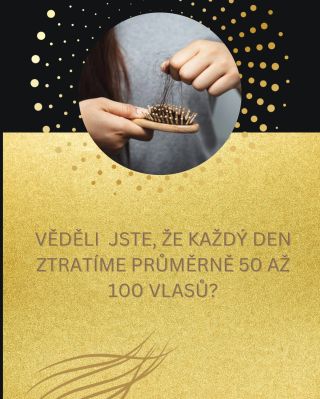 Tedy jestli máte pocit, že se Vám po každém česání dělá malý chuchvalec vlasů, nebojte, je to normální!😀...